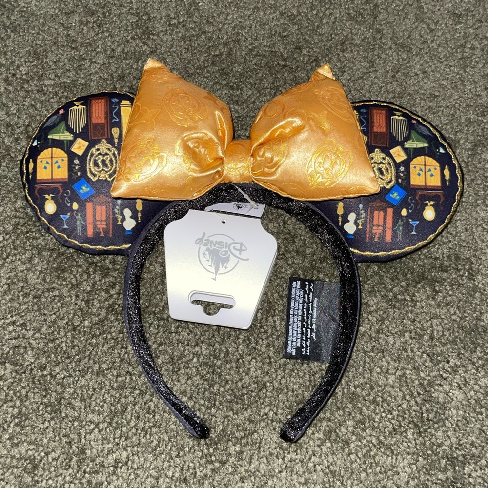 Disneyland Club 33 Exclusive Gold 2023 Disney Minnie Mouse ears